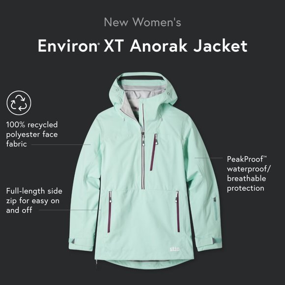 Stio Jackets & Coats Womens Environ Xt Anorak Jacket Never Been